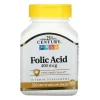قرص اسید فولیک سنتری 21st Century Folic Acid 400mcg