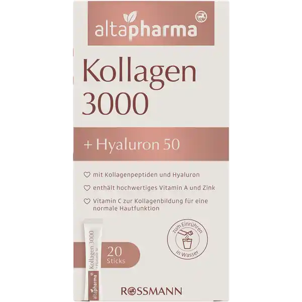 کلاژن 3000 آلتافارما ساشه ای Altapharma Kollagen 3000 1 کلاژن 3000 آلتافارما Altapharma Kollagen 3000