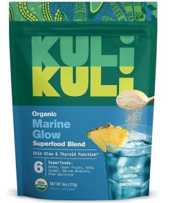 پودر سوپرفود گیاهی کولی کولی Kuli Kuli Organic Marine Glow Superfood Blend