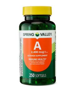 ویتامین A اسپرینگ والی Spring Valley Vitamin A 2400mcg