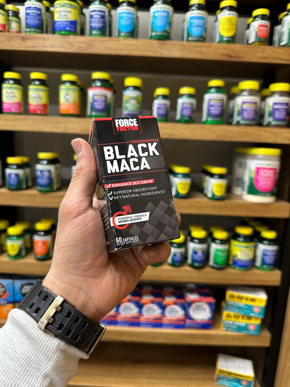 ریشه ماکا سیاه فورس فکتور force factor Black Maca Root 2 ریشه ماکا سیاه فورس فکتور force factor Black Maca Root