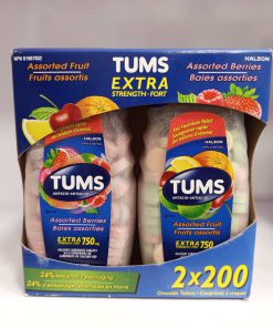 قرص جویدنی ضد اسید و سوزش معده اکسترا تامز TUMS EXTRA