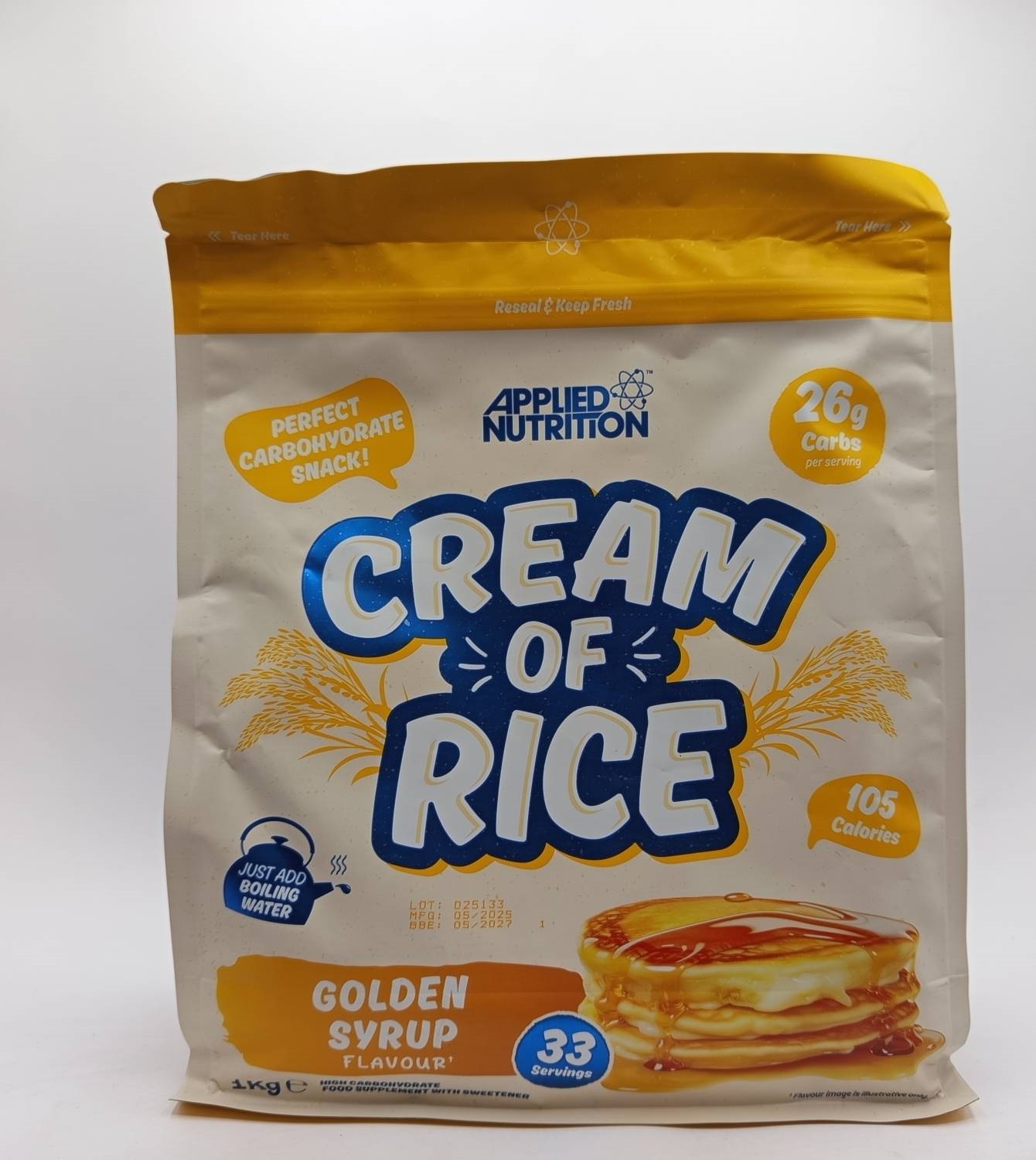 پروتئین کرم اف رایس اپلاید کیسه ای Applied Cream of Rice 5 پروتئین کرم اف رایس اپلاید کیسه ای Applied Cream of Rice