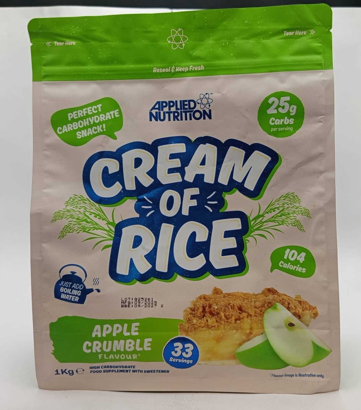پروتئین کرم اف رایس اپلاید کیسه ای Applied Cream of Rice 2 پروتئین کرم اف رایس اپلاید کیسه ای Applied Cream of Rice