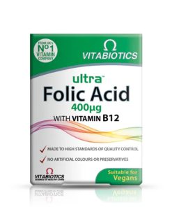 قرص اولترا فولیک اسید ویتابیوتیکس Vitabiotics Ultra Folic Acid