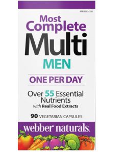 مولتی ویتامین مردانه وبرنچرالز Webber Most Complete Multi Men
