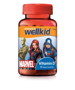 پاستیل ویتامین دی ویلکید Wellkid Marvel Vitamin D