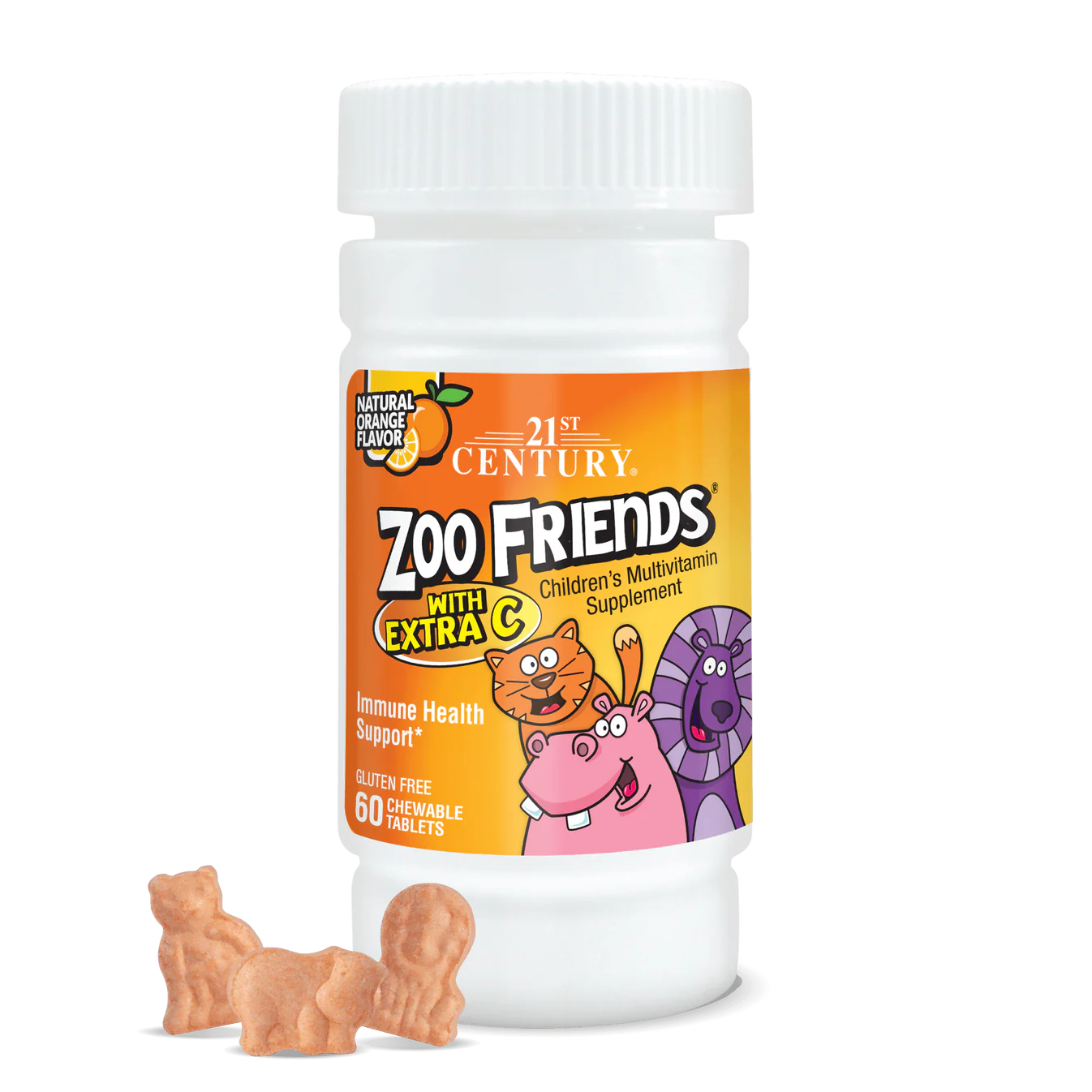 مولتی ویتامین کودکان Zoo Friends سنتری حاوی ویتامین C 1 مولتی ویتامین کودکان Zoo Friends سنتری حاوی ویتامین C