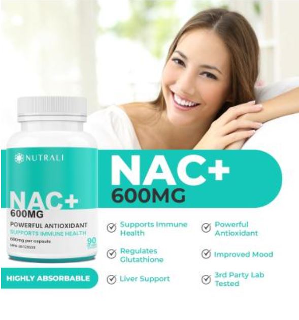کپسول ناک ناترالی NUTRALI NAC+ 600MG 2 کپسول ناک ناترالی NUTRALI NAC+ 600MG