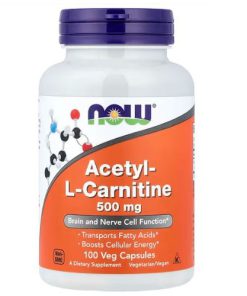 استیل کارنیتین ناو NOW Acetyl-L-Carnitine 500mg