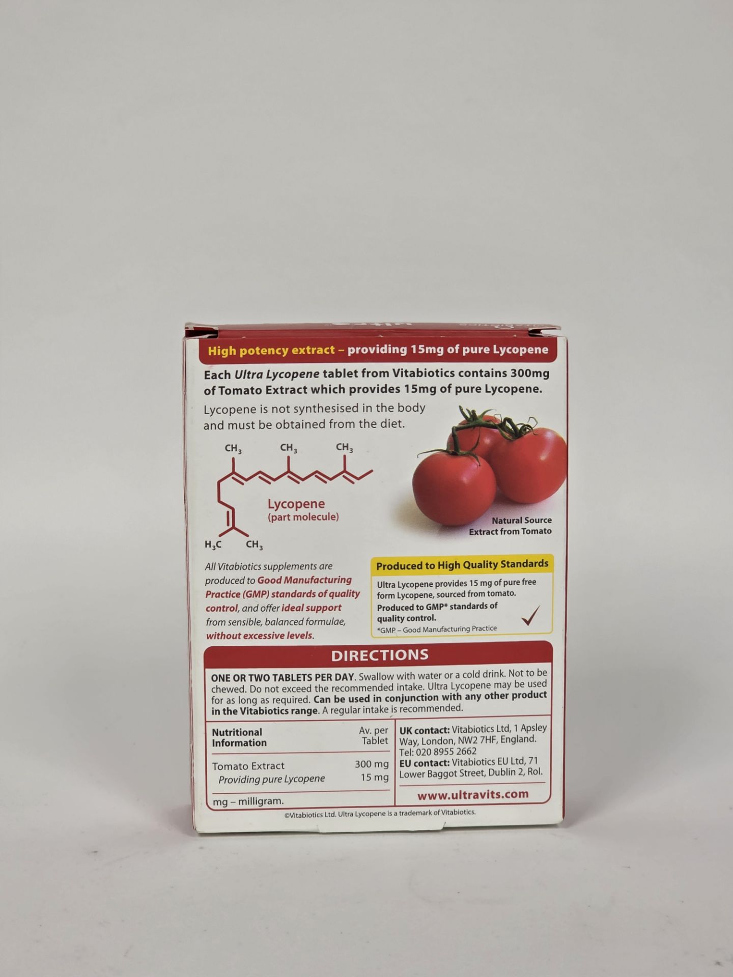 اولترا لیکوپن ویتابیوتیکس خارجی اصل Ultra Lycopene 15mg 2 اولترا لیکوپن ویتابیوتیکس خارجی اصل Ultra Lycopene 150mg