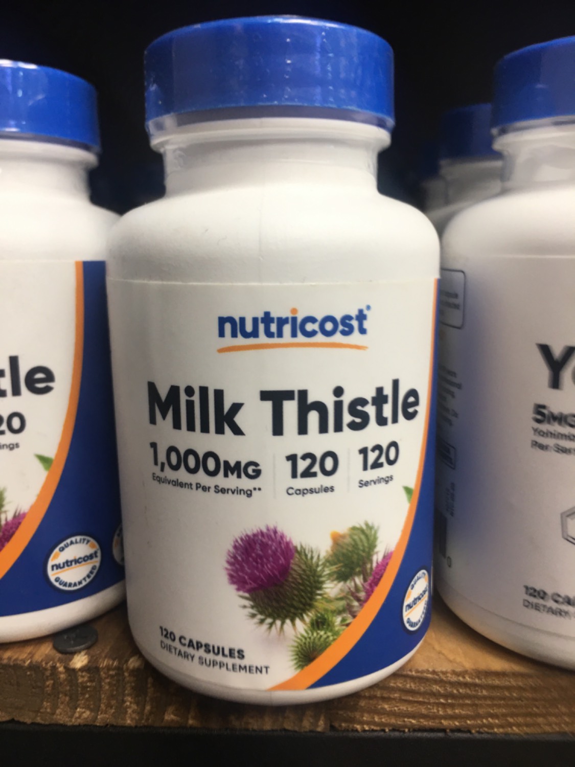 خار مریم نوتری کاست Nutricost Milk Thistle 1000mg 2 خار مریم نوتری کاست Nutricost Milk Thistle 1000mg