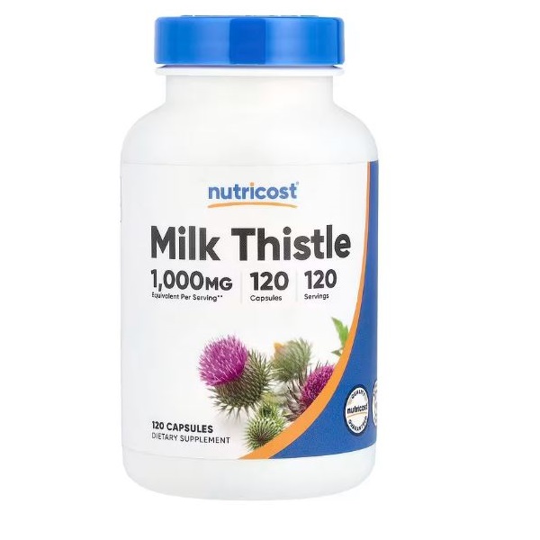 خار مریم نوتری کاست Nutricost Milk Thistle 1000mg 1 خار مریم نوتری کاست Nutricost Milk Thistle 1000mg