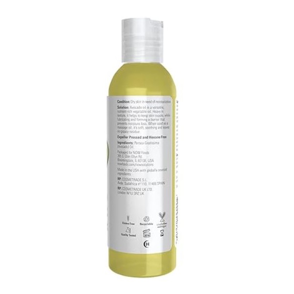 روغن آووکادو ناو 118 میلی لیتر NOW Foods Avocado Oil 3 روغن آووکادو ناو 118 میلی لیتر NOW Foods Avocado Oil