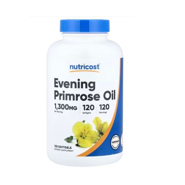 روغن گل مغربی نوتری کاست Nutricost Evening Primrose Oil 1 روغن گل مغربی نوتری کاست Nutricost Evening Primrose Oil