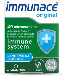 قرص ایمیونس اورجینال ویتابیوتیکس اصل خارجی Immunace extra