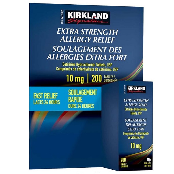 قرص ضد آلرژی کرکلند Kirkland Allergy Relief Extra Strength 1 قرص ضد آلرژی کرکلند Kirkland Allergy Relief Extra Strength