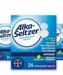 قرص ضد اسید معده آلکاسلتزر طعم لیمو 24 عدد ALKA-Seltzer
