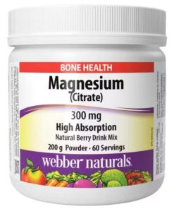 پودر منیزیم سیترات وبرنچرالز 300 میلی گرم Webber Magnesium Citrate