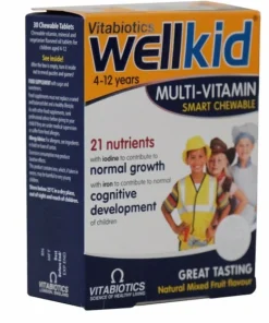 مولتی ویتامین جویدنی کودکان ول کید خارجی ویتابیوتیکس WellKid