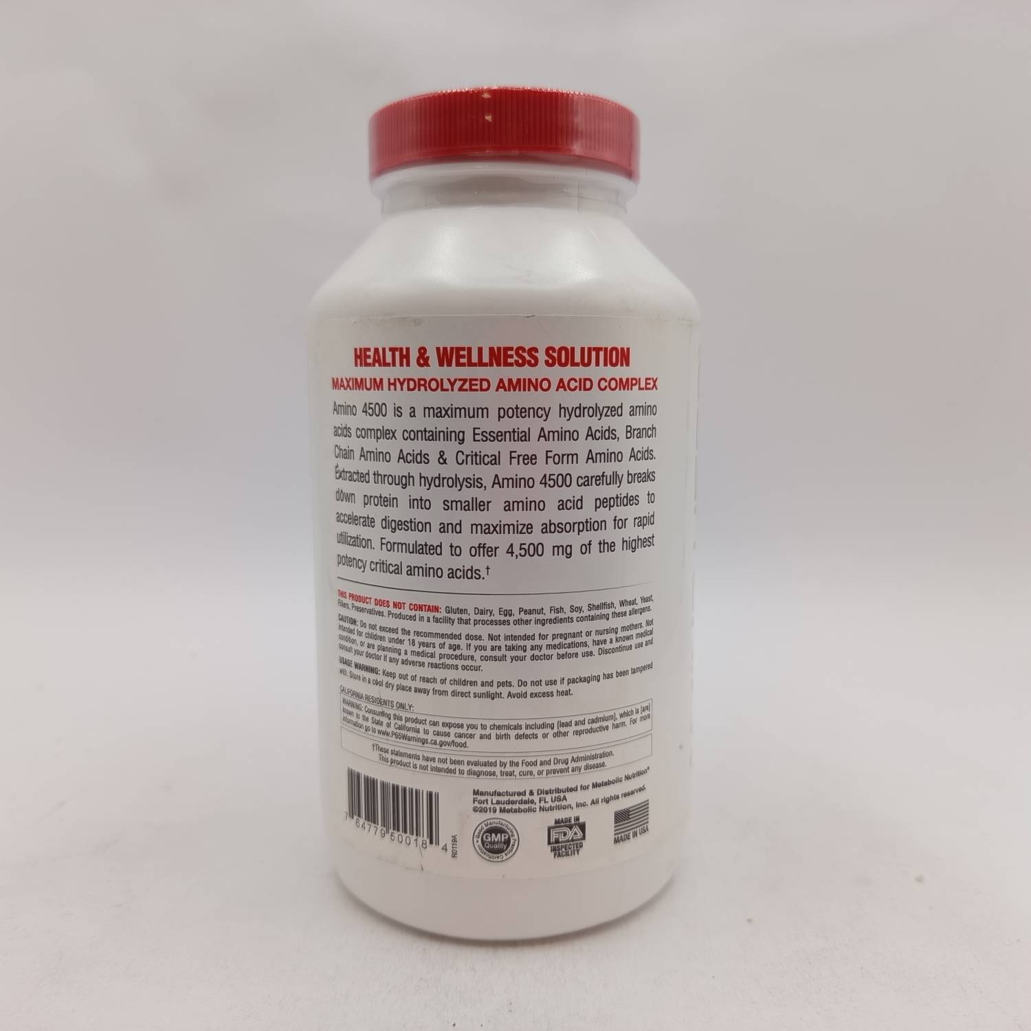 مکمل آمینو متابولیک Metabolic Nutrition Amino 4500 3 مکمل آمینو متابولیک Metabolic Nutrition Amino 4500