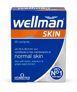 قرص ول من اسکین ویتابیوتیکس خارجی اصل Wellman Skin