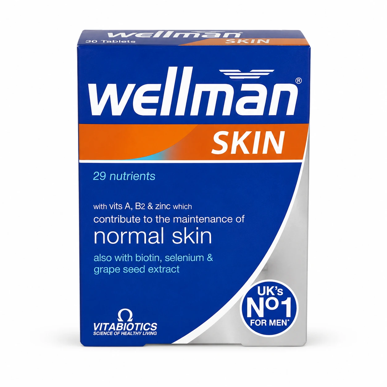 قرص ول من اسکین ویتابیوتیکس خارجی اصل Wellman Skin 1 قرص ول من اسکین ویتابیوتیکس خارجی اصل Wellman Skin