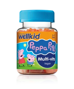 پاستیل مولتی ویتامین ولکید ویتابیوتیکس خارجی اصل Wellkid Peppa Pig