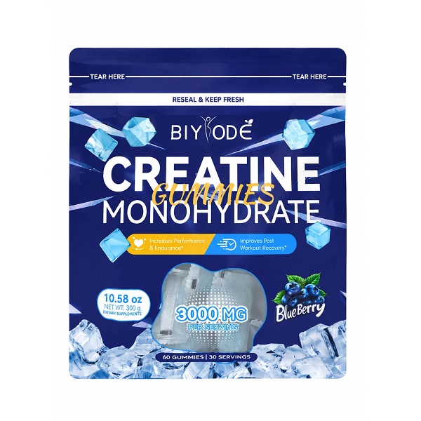 پاستیل کراتین مونوهیدرات بایود Biyode Creatine Monohydrate Gummies 1 پاستیل کراتین مونوهیدرات بایود Biyode Creatine Monohydrate Gummies