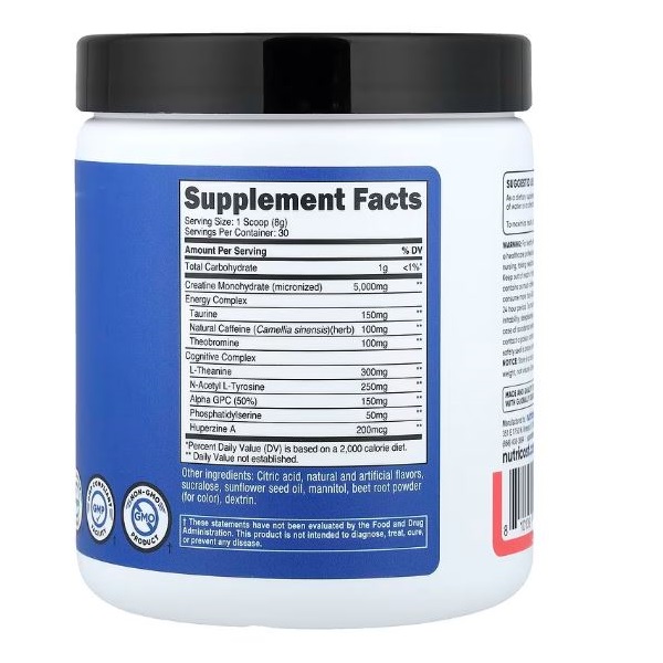 کراتین انرژی نوتری کاست Nutricost Creatine + Energy 7 کراتین انرژی نوتری کاست Nutricost Creatine + Energy