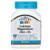 کلسیم منیزیم زینک و ویتامین د سنتری 21st Century Calcium Magnesium Zinc + D3