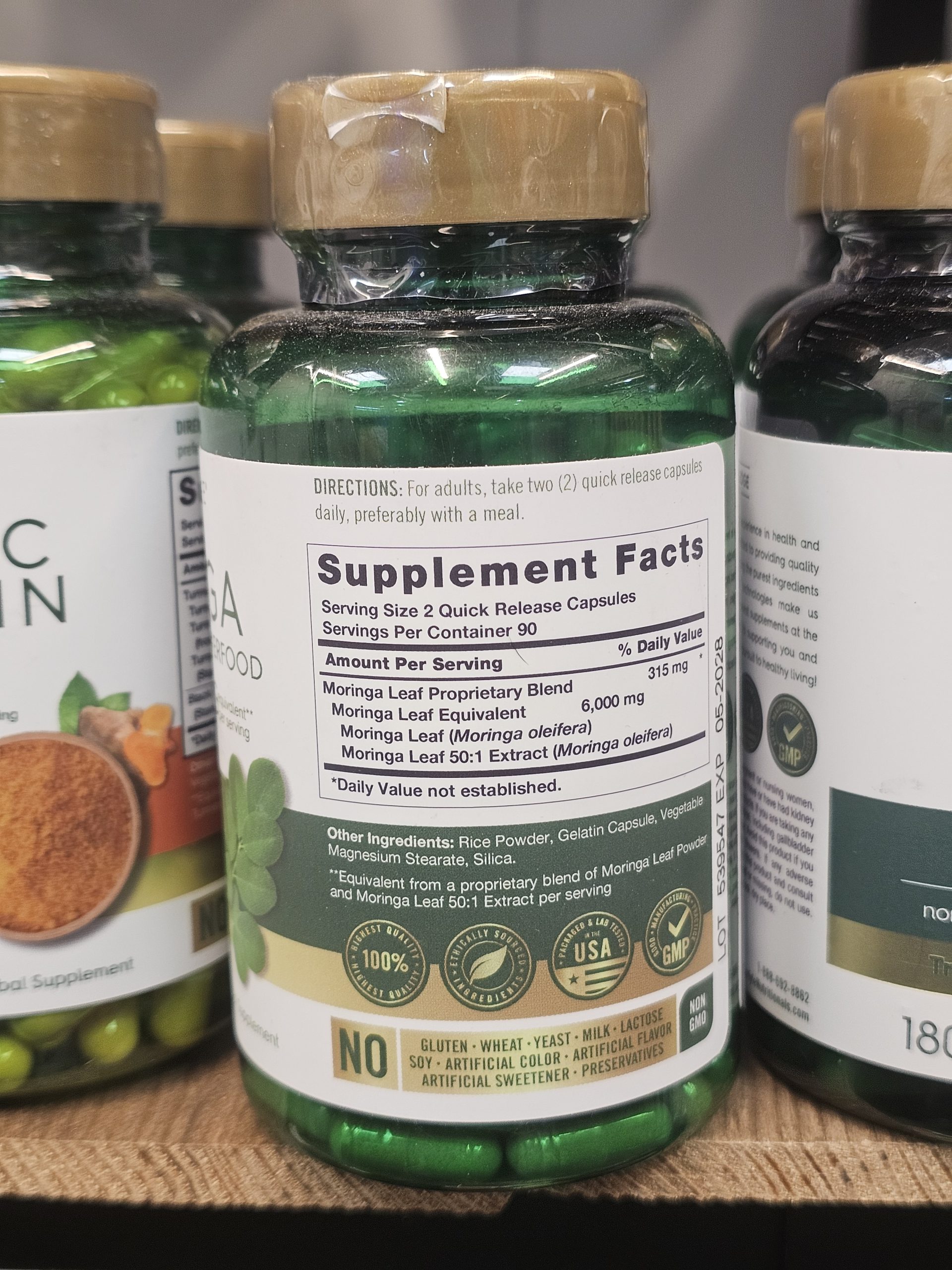 کپسول مورینگا کارلایل Carlyle MORINGA 6000MG 5 کپسول مورینگا کارلایل Carlyle MORINGA 6000MG