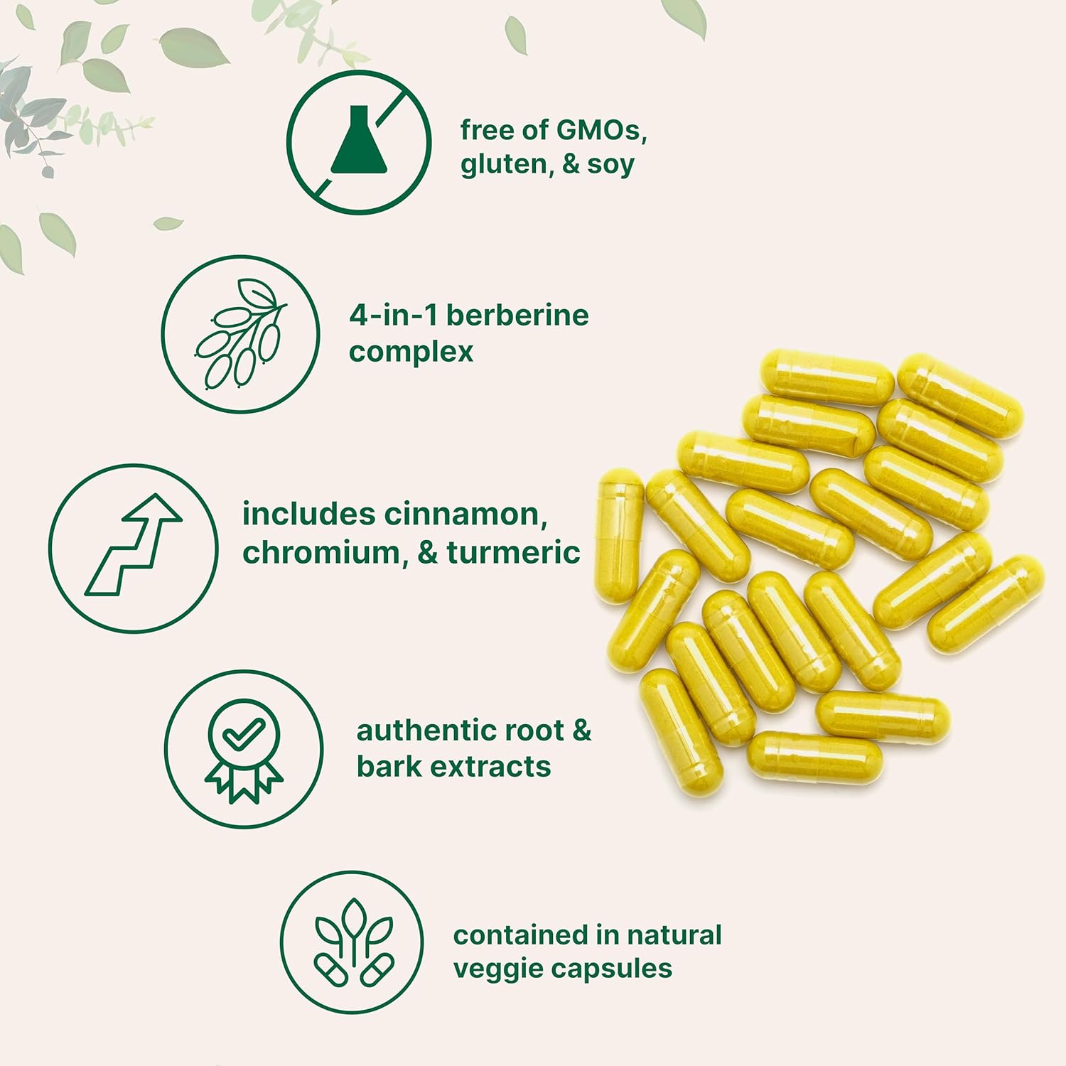 مکمل بربرین میکرو اینگریدینتس Micro ingredients berberine with ceylon cinnamon and chromium 5 مکمل بربرین میکرو اینگریدینتس Micro ingredients berberine with ceylon cinnamon and chromium - Image 5