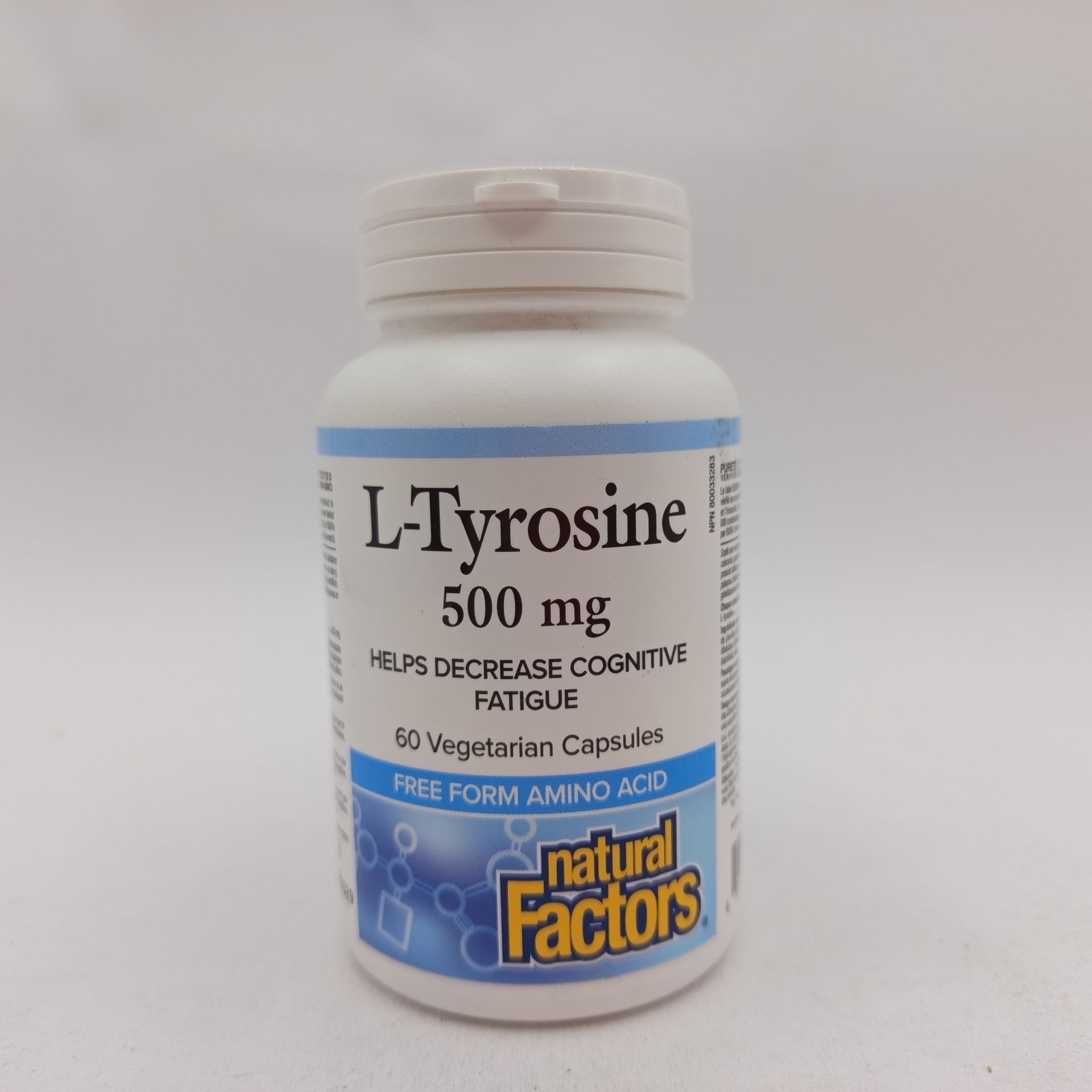 تیروزین نچرال فکتورز ۵۰۰ میلی گرم Natural Factors L-Tyrosine 2 تیروزین نچرال فکتورز ۵۰۰ میلی گرم Natural Factors L-Tyrosine