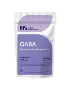 مکمل گابا کمپلس میکرواینگریدینتس 750 گرمی Micro Ingredients GABA 750mg Complex