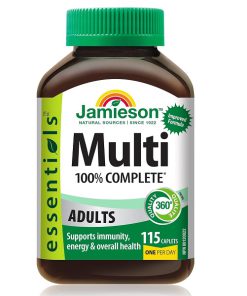 مولتی ویتامین بزرگسالان جمیسون Jamieson 100% Complete Multi