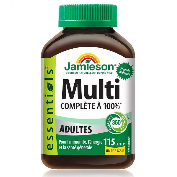 مولتی ویتامین بزرگسالان جمیسون Jamieson 100% Complete Multi Adult 5 مولتی ویتامین بزرگسالان جمیسون Jamieson 100% Complete Multi