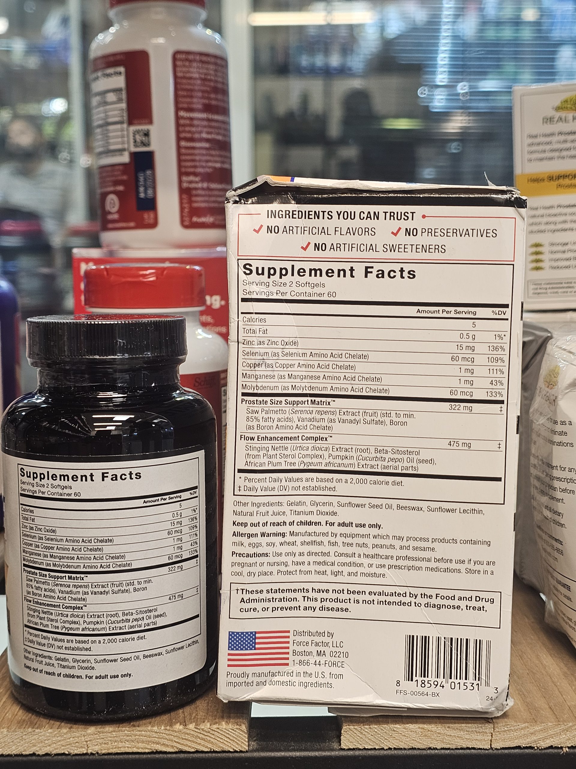 مکمل پروستات فورس فکتور Force Factor Prostate Saw Palmetto 3 مکمل پروستات فورس فکتور Force Factor Prostate Saw Palmetto