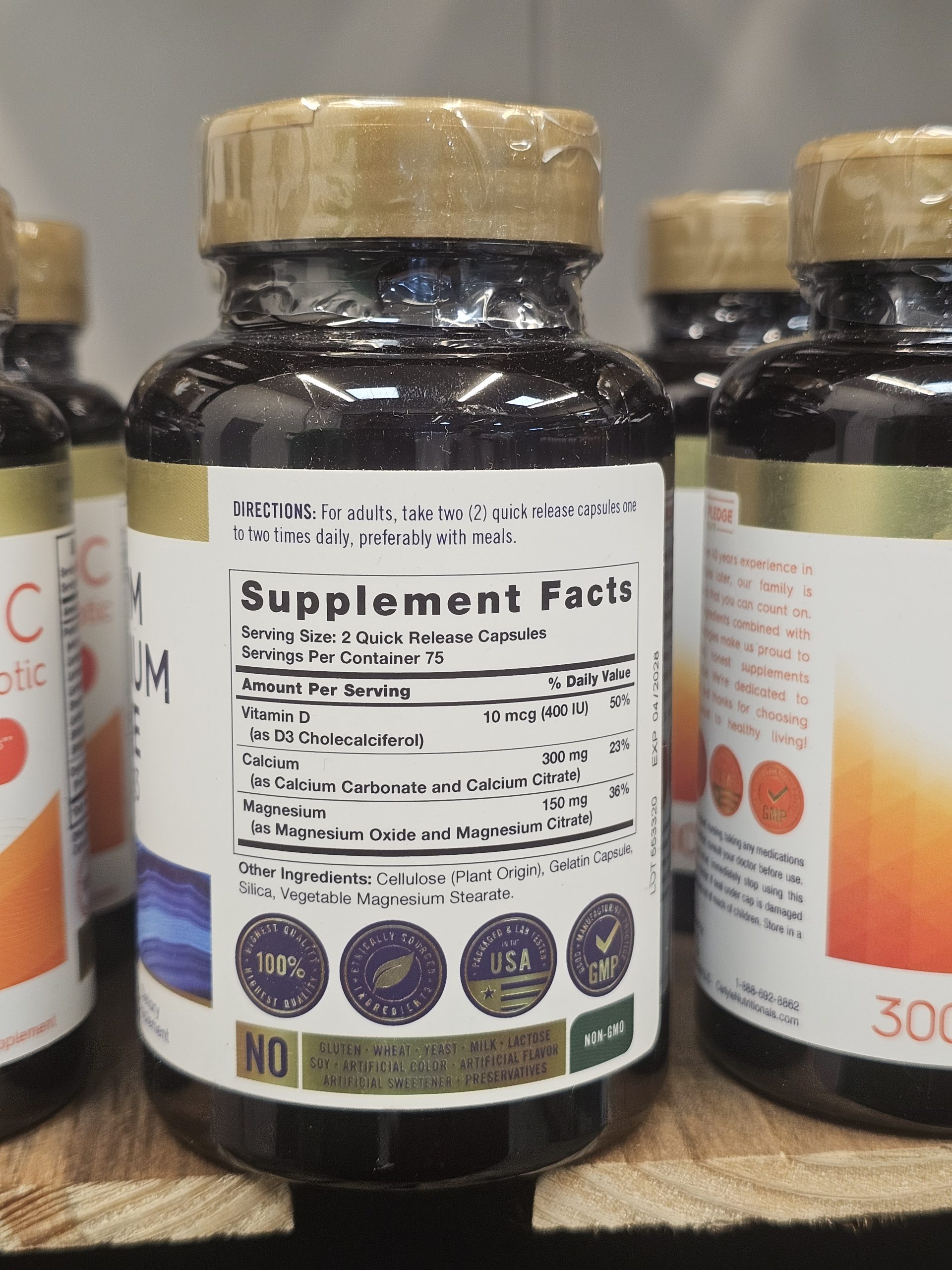 کلسیم منیزیم ویتامین دی کارلایل Carlyle Calcium Magnesium Citrate Vitamin D3 3 کلسیم منیزیم ویتامین دی کارلایل Carlyle Calcium Magnesium Citrate Vitamin D3