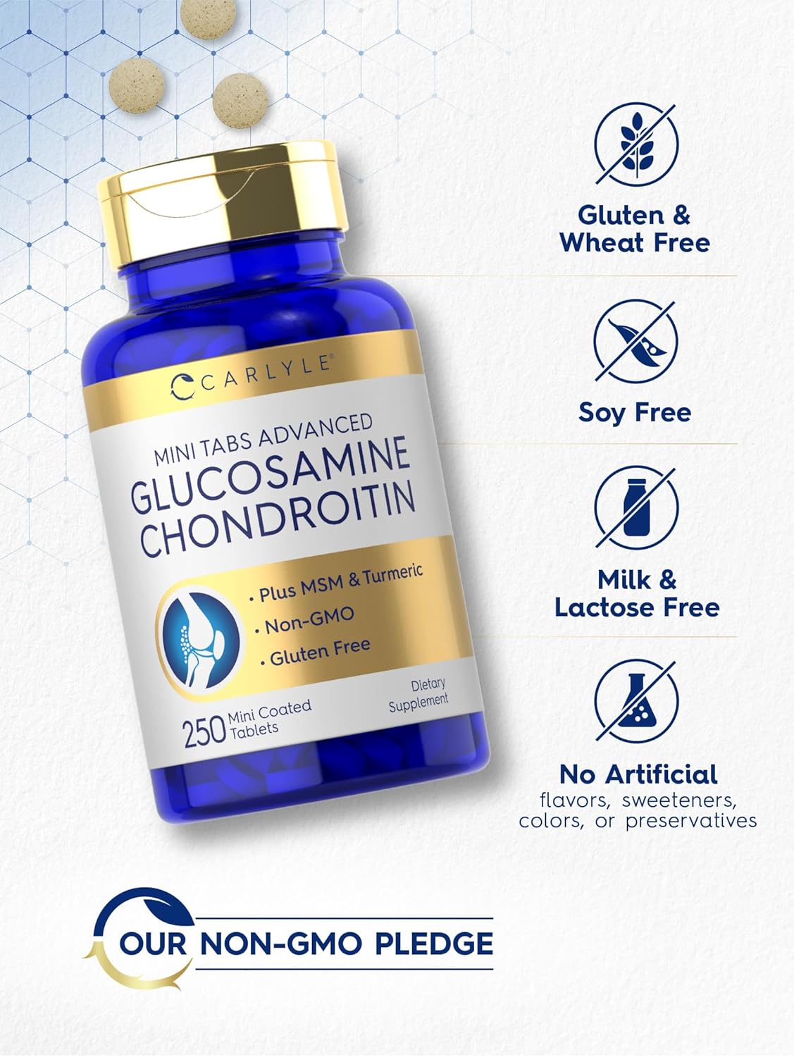 گلوکزامین کندرویتین کارلایل Carlyle Glucosamine Chondroitin MSM 5 گلوکزامین کندرویتین کارلایل Carlyle Glucosamine Chondroitin MSM