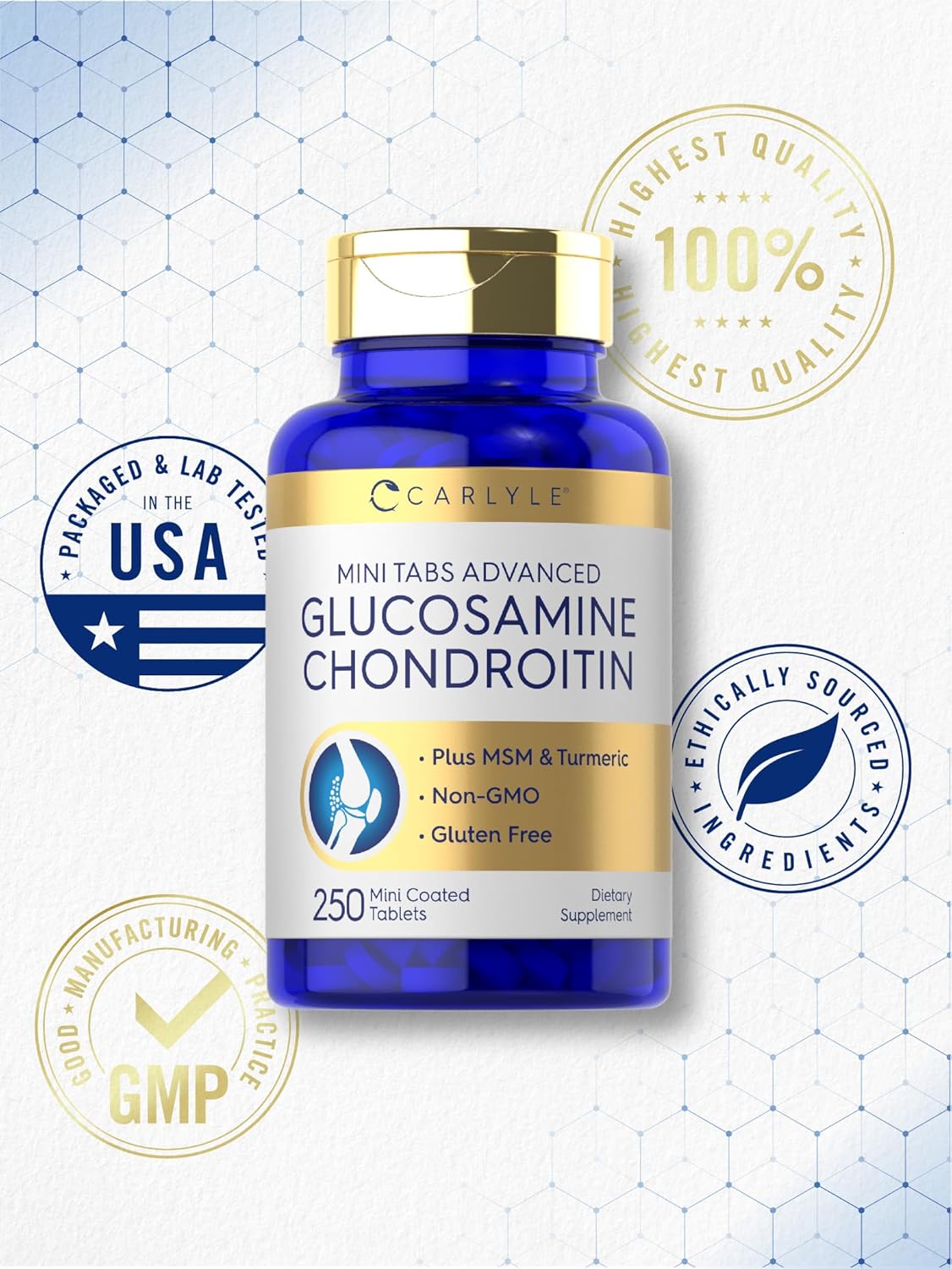 گلوکزامین کندرویتین کارلایل Carlyle Glucosamine Chondroitin MSM 6 گلوکزامین کندرویتین کارلایل Carlyle Glucosamine Chondroitin MSM